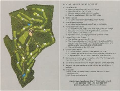 New Forest Golf Club Westmeath Golf Deals & Hotel Accommodation