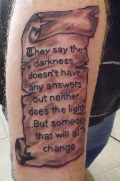 Scroll Tattoos Designs, Ideas and Meaning - Tattoos For You