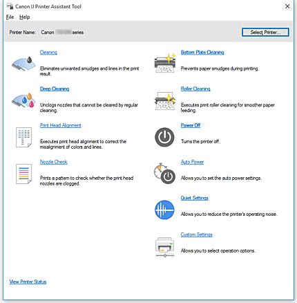 Canon : PIXMA Manuals : E3100 series : Canon IJ Printer Assistant Tool ...