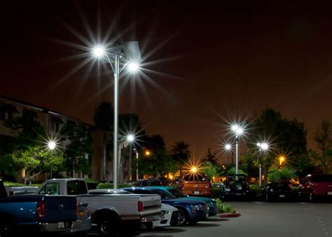 Commercial Solar Powered LED Parking Lot Lighting Systems by SEPCO