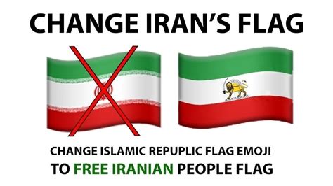 Petition · Change Islamic Republic flag's emoji to Iranian flag - Iran ...