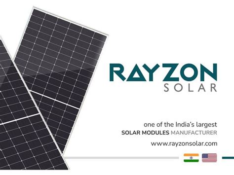 Rayzon Solar to become the First Indian Company to manufacture and ...