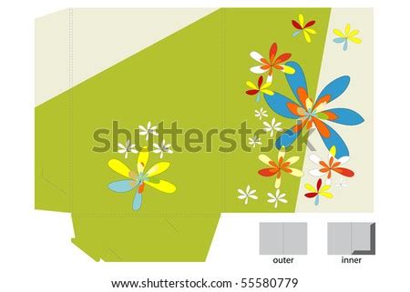 Template For Folder Design Stock Vector Illustration 55580779 ...