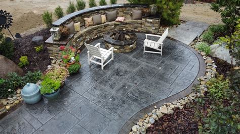 Stamped Concrete Patio Ideas - Walkers Concrete LLC