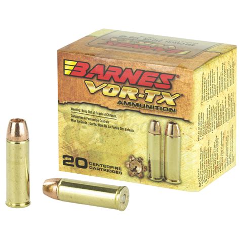 Barnes Bullets VOR-TX 454 Casull Ammo 250 Grain XPB JHP 20 Rounds ...