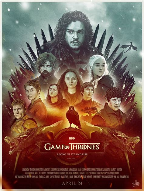 GoT Season 6 poster by Souliers Maxime : ImaginaryWesteros