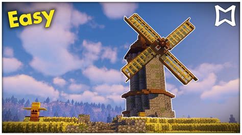 Minecraft Rustic Windmill Tutorial! (EASY) in 2020 (With images ...