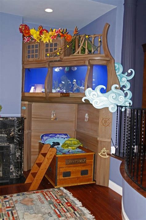 Fish tank bed ship | Kid room style, Fish tank bed, Kids room