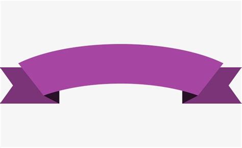 Purple Banner PNG Image, Purple Banner Vector, Silk Ribbon, Ribbon ...