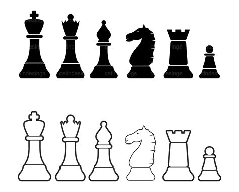 Print At Home Chess Png Chess Pieces Svg Chess Pieces Png Chess Svg ...