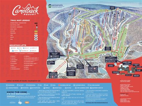 Trail Maps | , Camelback Ski & Resort