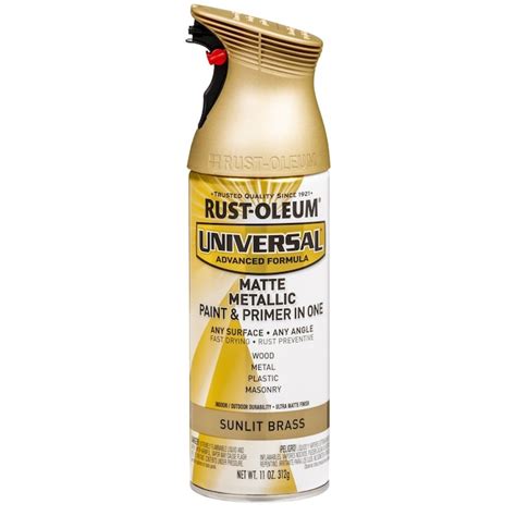 Rust-Oleum Universal Satin Sunlit Brass Metallic (NET WT. 11-oz) in the ...