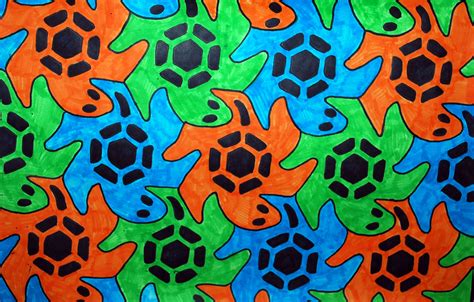 Tessellations Lesson-- good step by step directions for creating ...