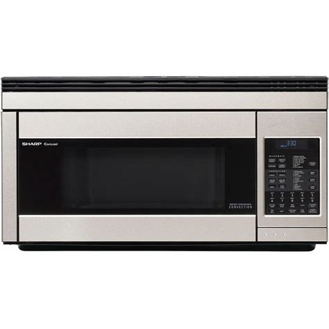 Sharp R1874T 850W Over-the-Range Convection Microwave, 1.1 Cubic Feet ...