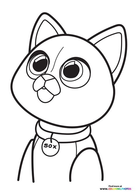 Cute Buzz and Sox - Coloring Pages for kids