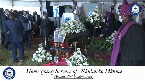 Home Going Service Of Nkululeko Mkhize - YouTube