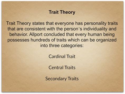 Gordon W. Allport's Trait Theory & Cardinal Traits | HubPages