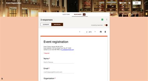 Google Form Event Registration The Reasons Why We Love Google Form ...