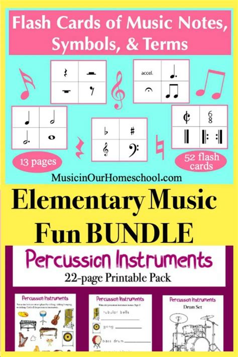 Elementary Music Fun Bundle of Activities - Music in Our Homeschool ...