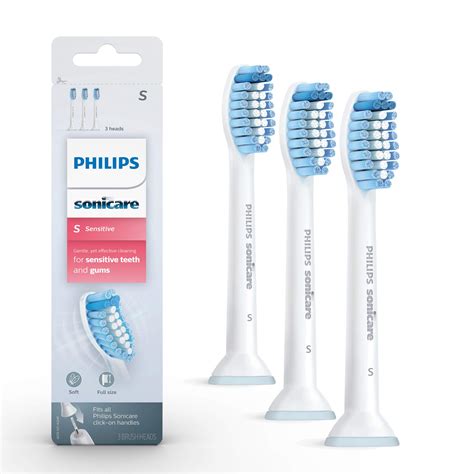 Philips Sonicare Genuine Sensitive Replacement Toothbrush Heads for ...