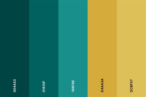 15+ Best Teal Color Palettes (Colors that Go with Teal) – CreativeBooster