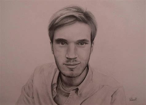 Pewdiepie Pencil Drawing by SasaSahara on DeviantArt