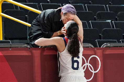 Megan Rapinoe Kisses Fiancée Sue Bird After WNBA Star Wins 5th Olympic ...