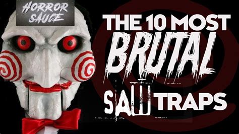 10 most Brutal SAW Movie Traps! - YouTube