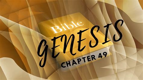 Genesis Chapter 49 - Dramatized Audio Bible by Chapter NIV - YouTube