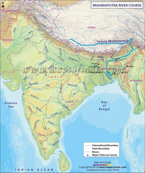 Tsangpo-Brahmaputra river course Source:... | Download Scientific Diagram