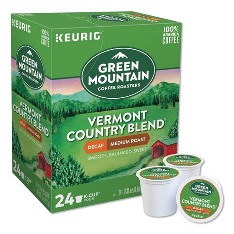 Vermont Country Blend Decaf Coffee K-Cups by Green Mountain Coffee ...