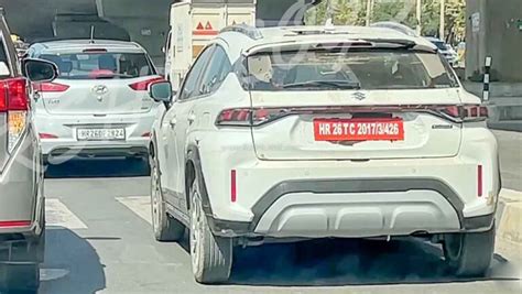 Maruti Fronx Testing Continues - Spied In White Colour For 1st Time