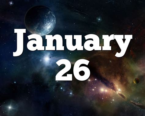 January 26 Birthday horoscope - zodiac sign for January 26th