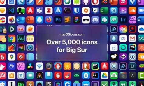 Free 5000+ macOS app icons in the style of macOS Monterey, Big Sur ...