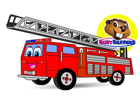 Fire Truck Cartoon Images Free ~ Transparent Fire Truck Clip Art ...