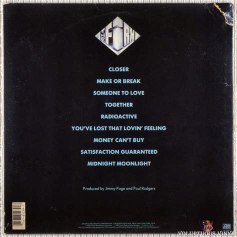 The Firm – The Firm (1985) Vinyl, LP, Album – Voluptuous Vinyl Records