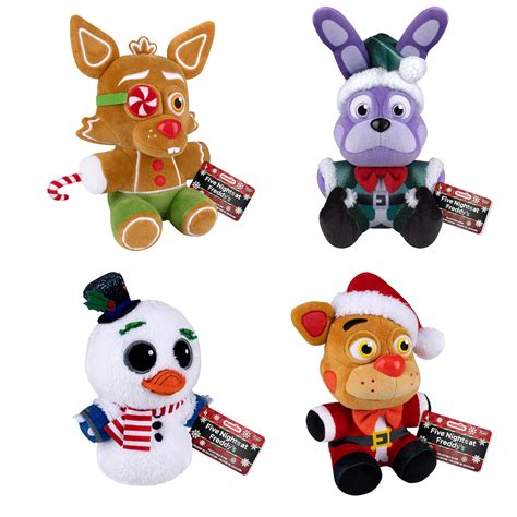 Buy Funko Plush! FNAF Five Nights at Freddy's - Set of 4 - Holiday Elf ...