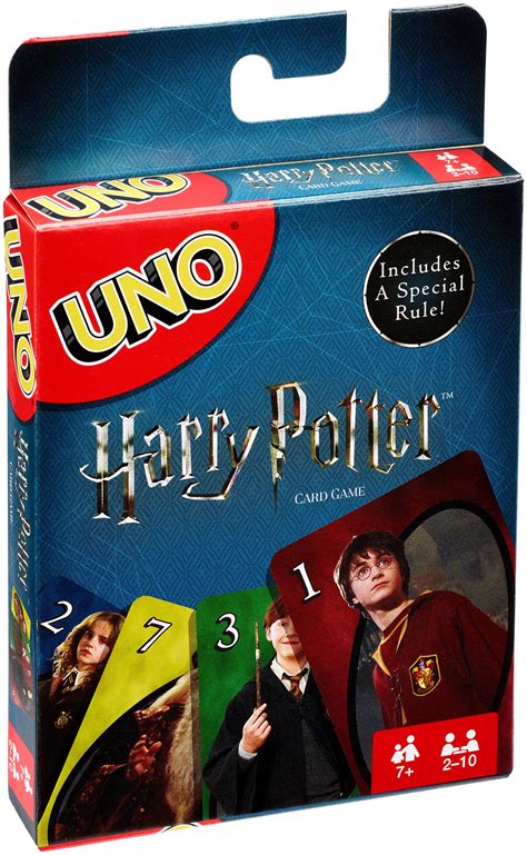 Mattel Games UNO Harry Potter Card Game for Kids, Adults and Game Night ...