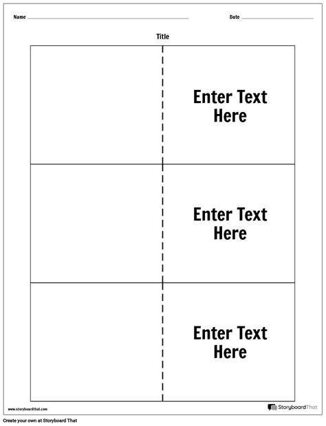 Printable Flashcard Template