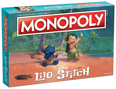 Monopoly Disney Lilo & Stitch Board Game | Based on Disney's Lilo and ...