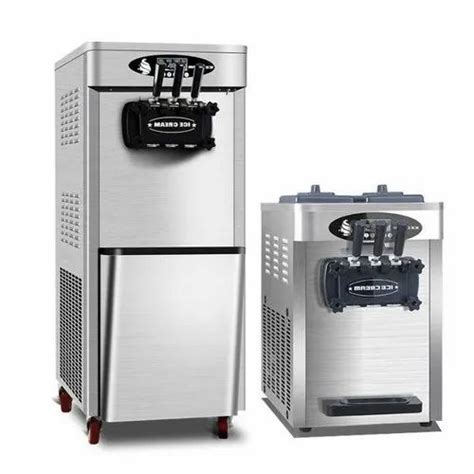 Softy Ice Cream Machine - 3 Flavors soft ice cream maker machine ...