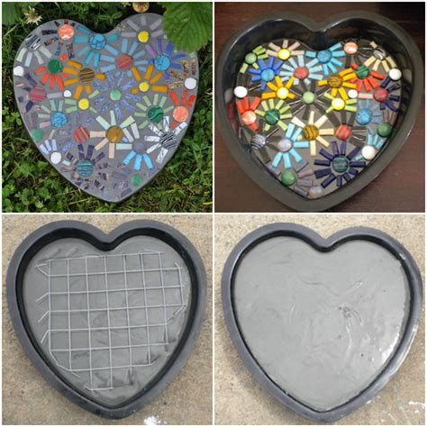 Diy Stepping Stones Mosaic - Diy Mosaic Stepping Stone Project Mosaics ...