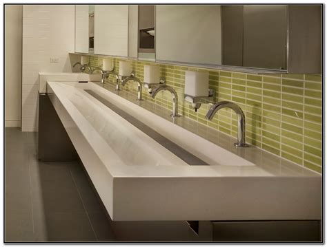 Commercial Trough Sinks Stainless Steel - Sink And Faucets : Home ...