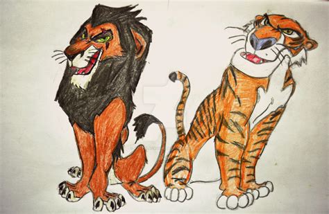 Scar and Shere Khan by kokeblacklion on DeviantArt