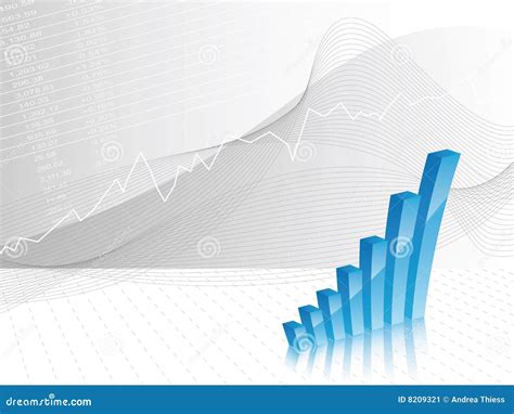 Business Background - Bar Chart Stock Image - Image: 8209321