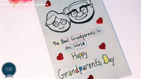 8 New Ideas Grandparents Day Card Handmade