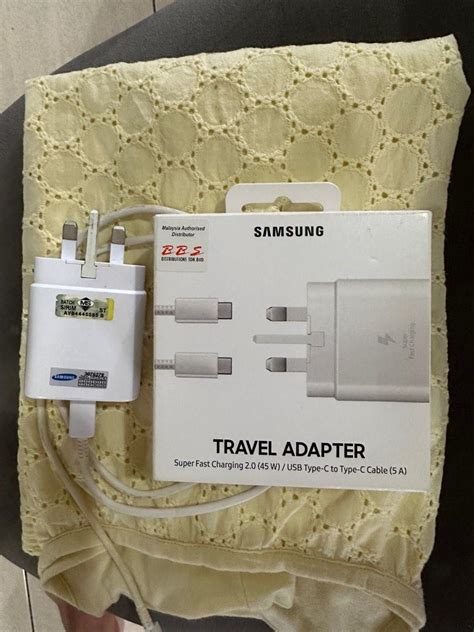 Samsung Super fast charging travel adapter 45 watt, Mobile Phones ...