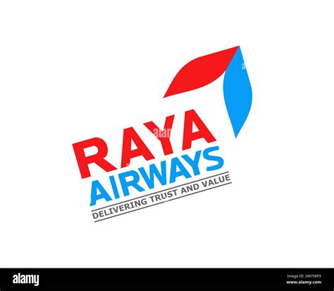 Raya Airways, rotated logo, white background Stock Photo - Alamy