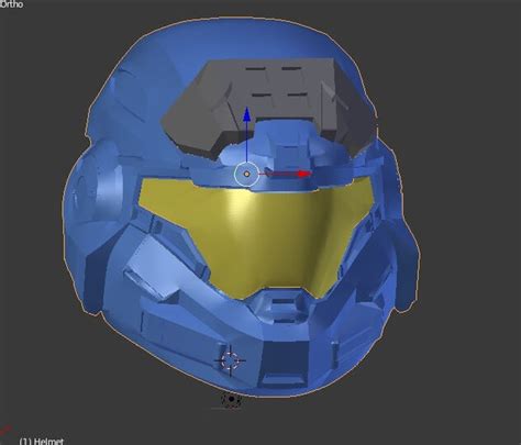 Halo Reach Noble 6 Mark 5 B Style Helmet wi - 3D Printable Model on ...