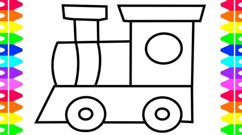 Coloring Pages Toy Train